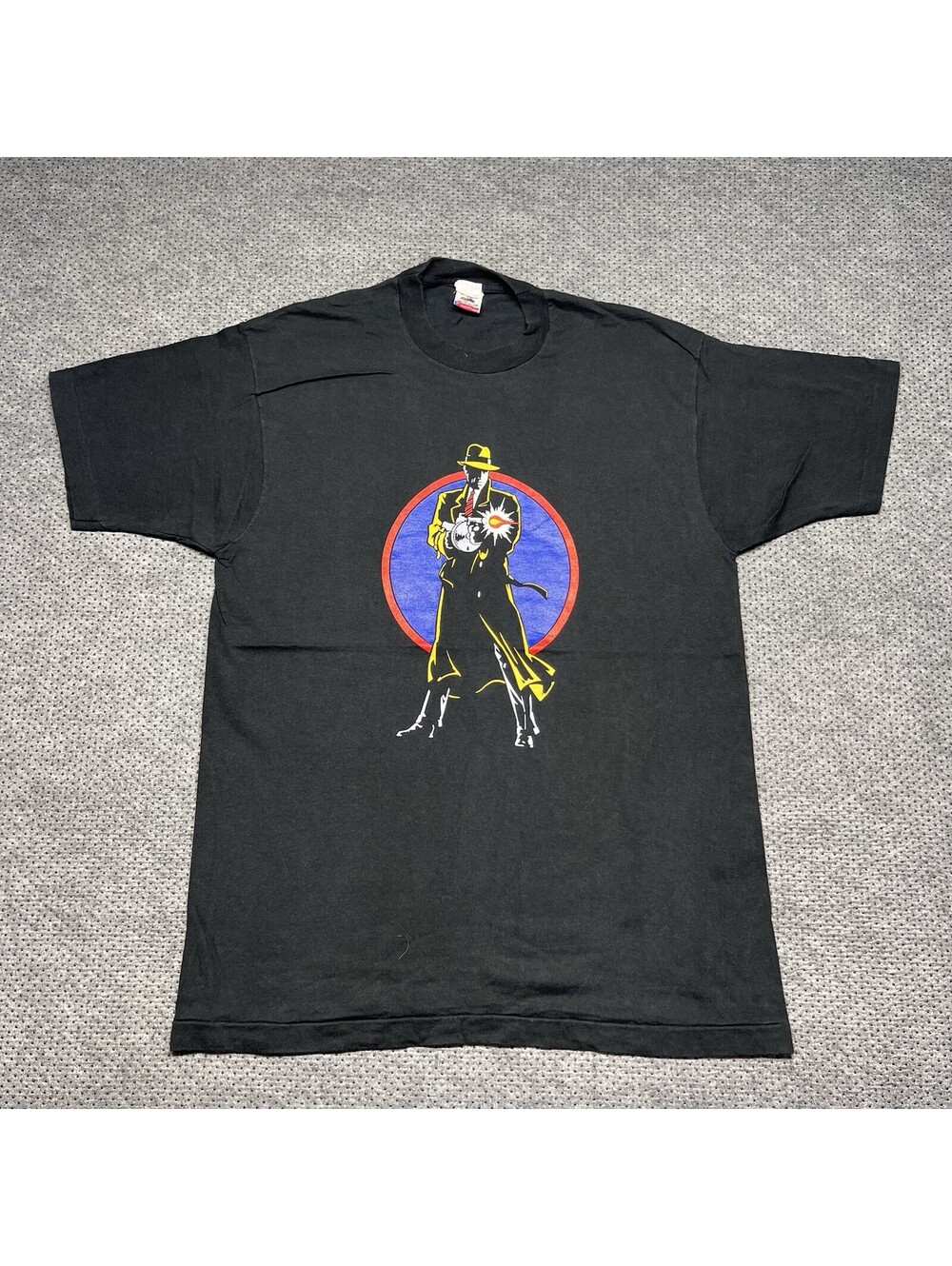 Vintage 1999 Disney Dick Tracy T-Shirt XL Movie Promo Rare Men’s Black USA Made